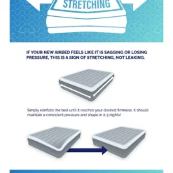 Woods Double Single-High Inflatable Air Mattress/Airbed W/ 2-in-1 Pump For AC/Car Outlet -Woods Shop airbed manual w b18ce5ee 87b3 4bc0 9079 f95c5257bcde 2