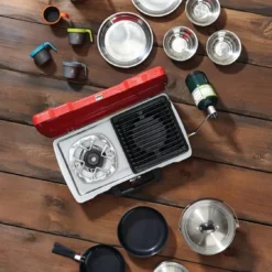 Woods™ Daybreak Stainless Steel Camping Coffee Percolator, 9-Cups -Woods Shop coleman stove 2 hyperflame 22k btu 42e6bfad 6f02 46f1 a0a3 99854d90b103 1