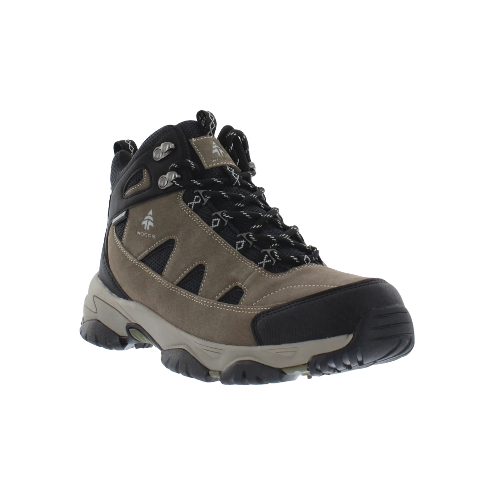 Woods Ramsay Men's Mid Hiking Boots With Speed Lacing System, Brown 3 Woods Ramsay Men's Mid Hiking Boots With Speed Lacing System, Brown