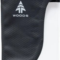 Woods Large Waterproof Cell Phone Dry Bag Pouch W/ Zip Seal & Velcro Roll Top Closure, Grey
