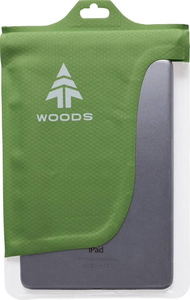 Woods Waterproof Tablet Dry Bag Pouch W/ Zip Seal & Velcro Roll Top Closure, Green 7 Woods Waterproof Tablet Dry Bag Pouch W/ Zip Seal & Velcro Roll Top Closure, Green - Image 5