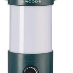 Woods™ Antares Battery-Powered LED Camping Lantern W/ USB Port & LED Indicator, 450 Lumens
