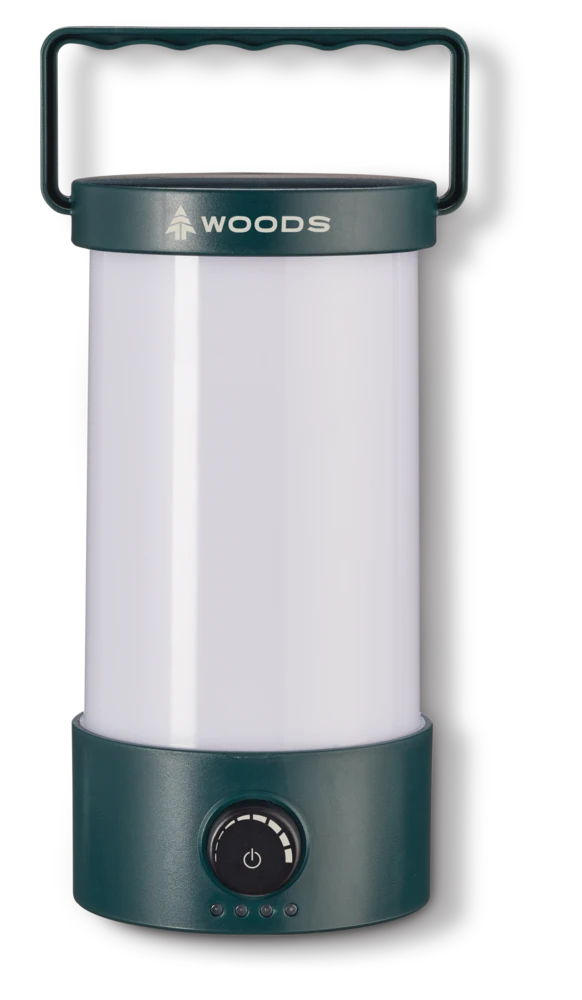 Woods™ Antares Rechargeable LED Camping Lantern W/ USB Ports & LED Indicator, 500 Lumens 4 Woods™ Antares Rechargeable LED Camping Lantern W/ USB Ports & LED Indicator, 500 Lumens - Image 2