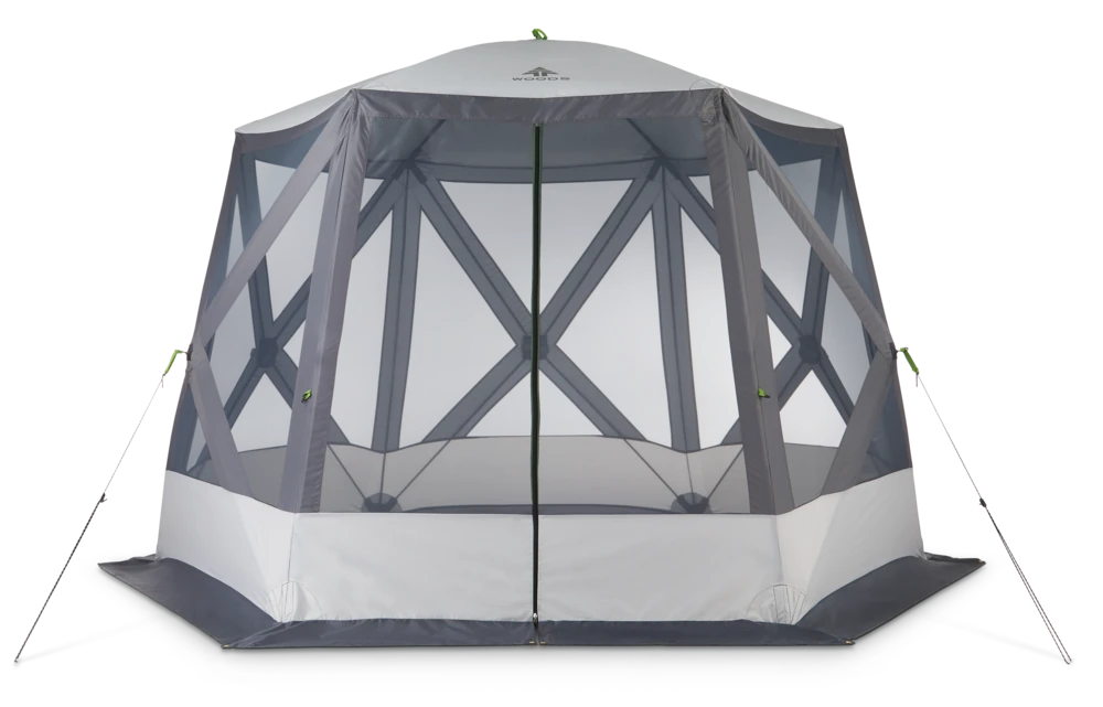 Woods Lodge Instant Pop-Up Screen House/Canopy Tent/Gazebo Camping Shelter, 11-ft X 9-ft 3 Woods Lodge Instant Pop-Up Screen House/Canopy Tent/Gazebo Camping Shelter, 11-ft X 9-ft