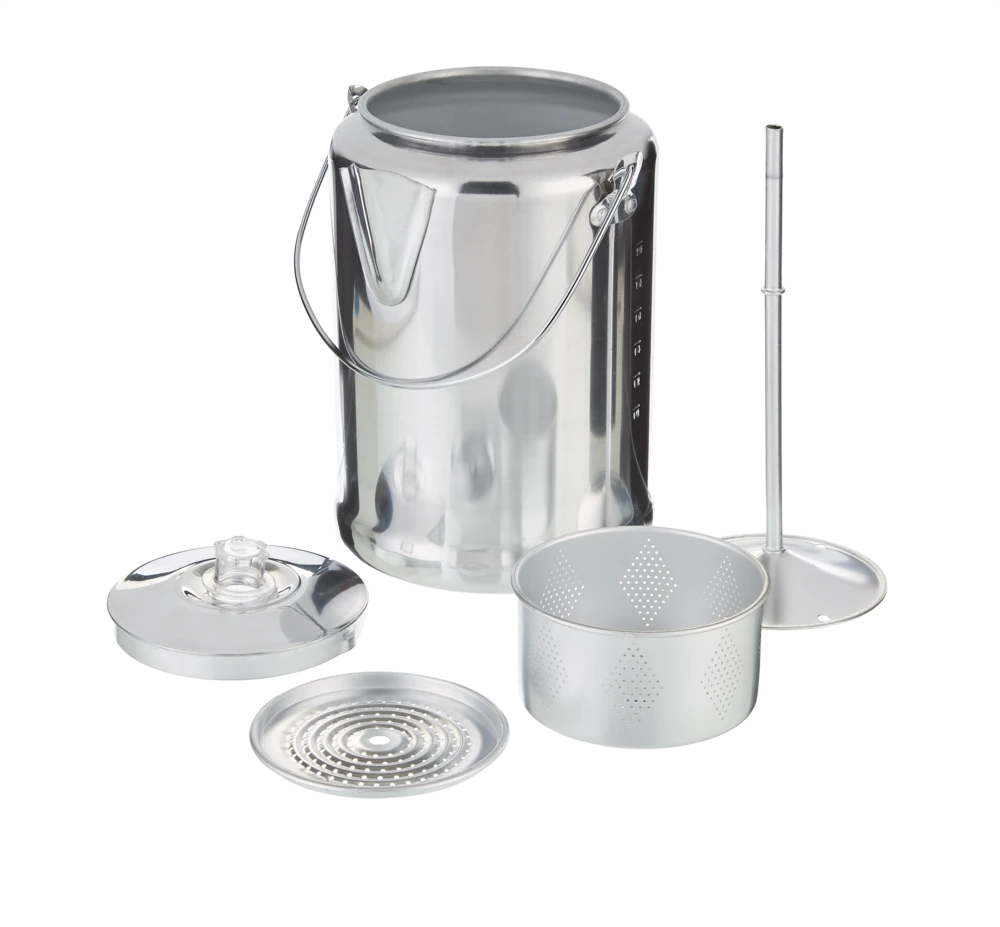 Woods™ Outset Aluminum Camping Coffee Percolator, 20-Cups 3 Woods™ Outset Aluminum Camping Coffee Percolator, 20-Cups