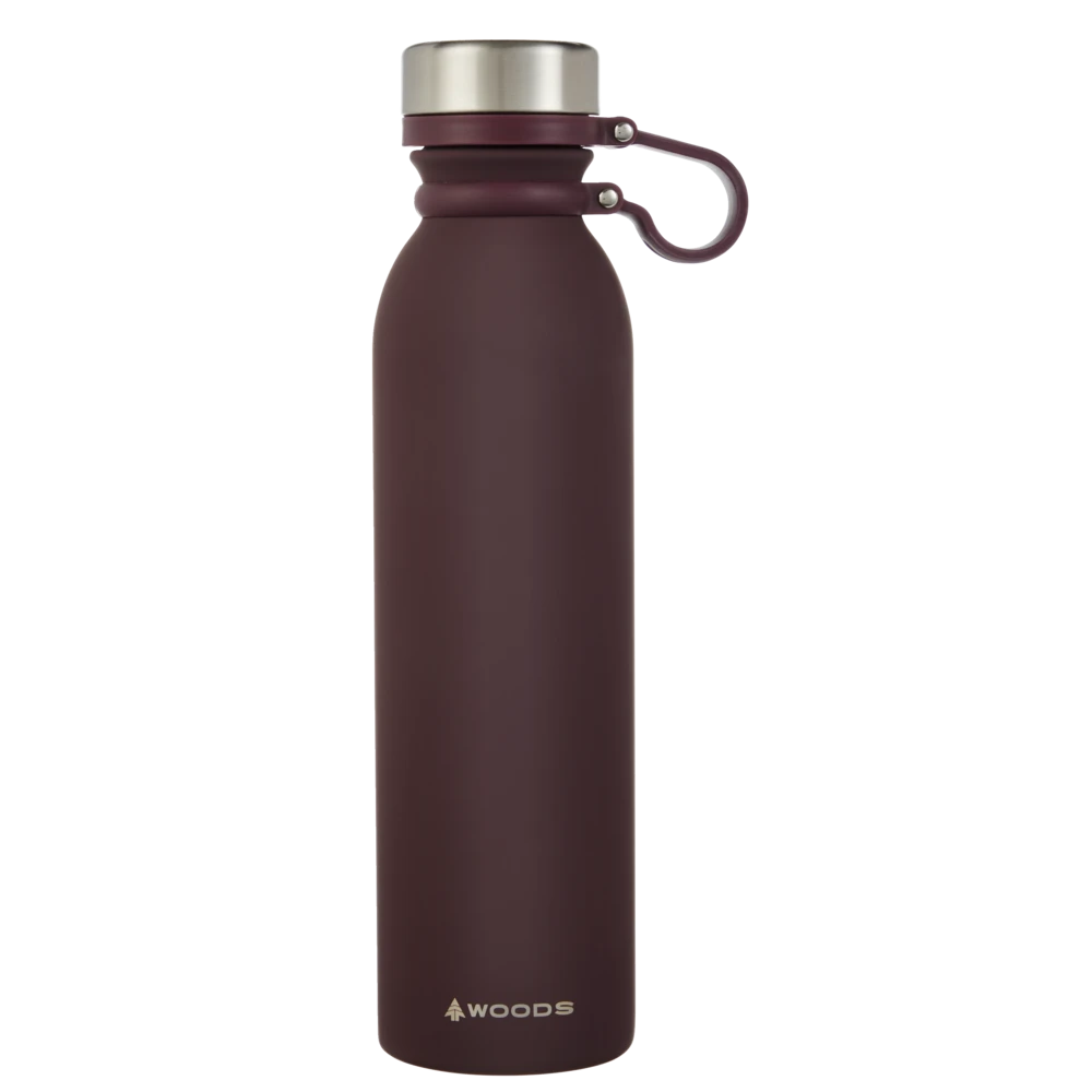 Woods™ Stainless Steel Insulated Rubberized Water Bottle, Assorted Colours, 700mL 6 Woods™ Stainless Steel Insulated Rubberized Water Bottle, Assorted Colours, 700mL - Image 4