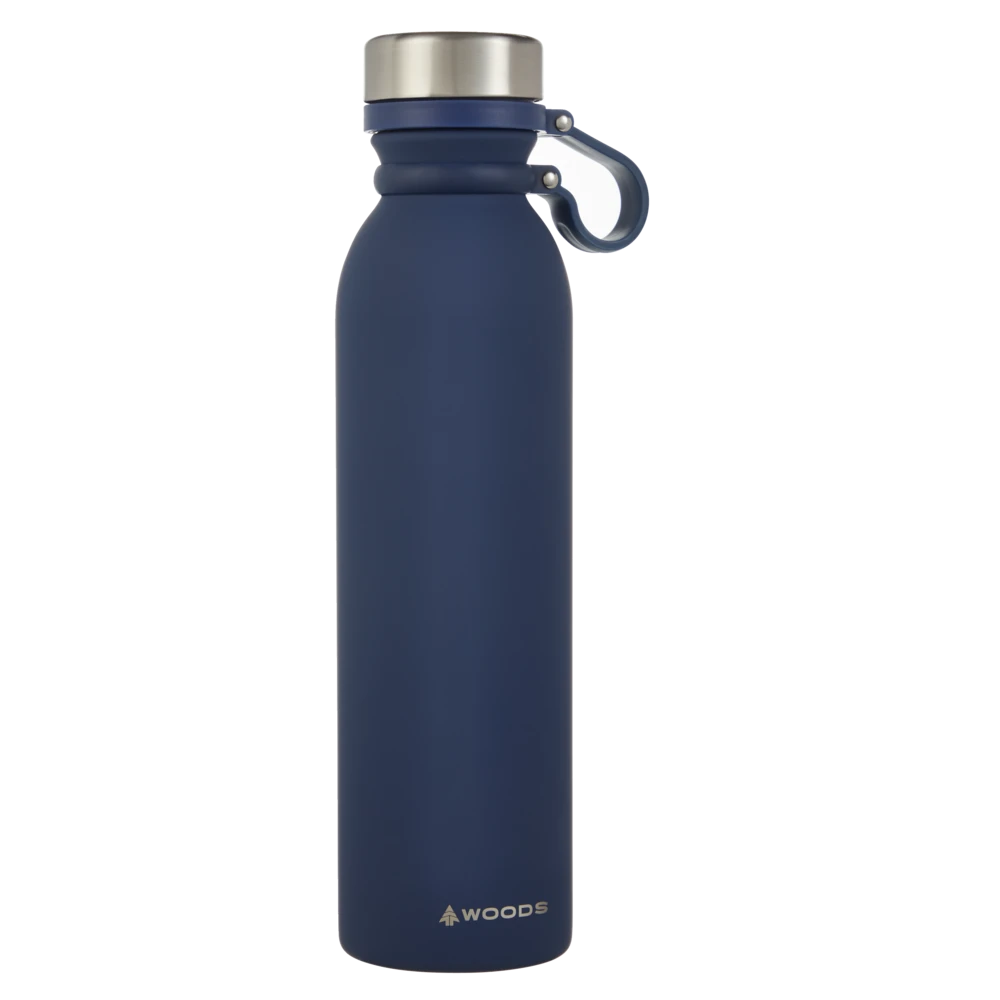 Woods™ Stainless Steel Insulated Rubberized Water Bottle, Assorted Colours, 700mL 4 Woods™ Stainless Steel Insulated Rubberized Water Bottle, Assorted Colours, 700mL - Image 2
