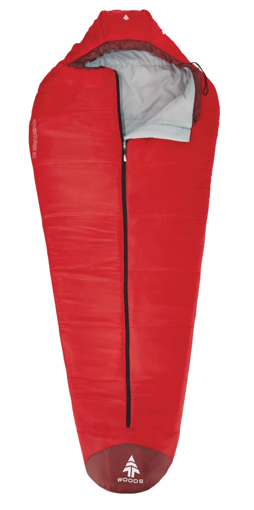 Woods Barrel Lightweight Insulated Cool Weather Sleeping Bag W/ Compression Sack, 5°C 4 Woods Barrel Lightweight Insulated Cool Weather Sleeping Bag W/ Compression Sack, 5°C - Image 2