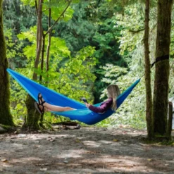 Woods Backpacker Single-Person Nylon Outdoor Camping Hammock W/ Tree Wraps & Carry Bag -Woods Shop woods backpacker hammock 91da1815 9992 4a49 9b7d fae0301cc6be