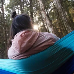 Woods Backpacker Single-Person Nylon Outdoor Camping Hammock W/ Tree Wraps & Carry Bag -Woods Shop woods backpacker hammock e452aa4e 179e 4cbe bc05 640c56ca8498