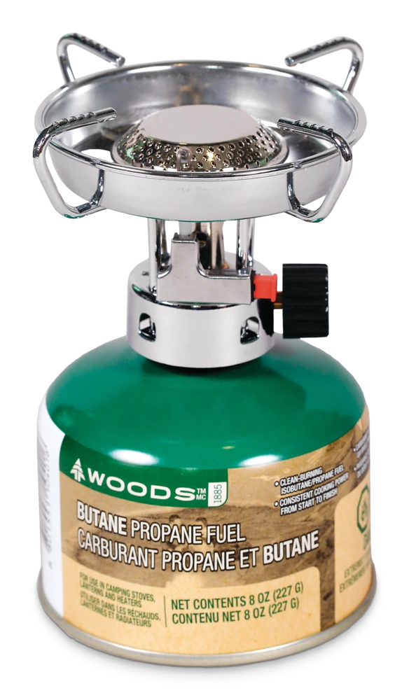 Woods™ Backwoods Single-Burner 11,000 BTUs Ultralight Camp Stove 3 Woods™ Backwoods Single-Burner 11,000 BTUs Ultralight Camp Stove