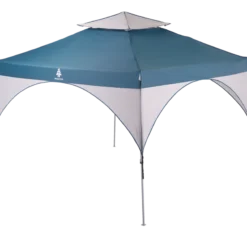 Woods Big Top Portable Instant Pop-Up Sun Shelter Canopy Tent W/ Wheeled Carry Bag, 10-ft X 10-ft