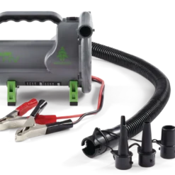 Woods Blast HV Marine Electric Air Pump W/ Battery Clips, Inflates/Deflates X-Large Inflatables