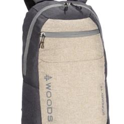 Woods Boundary Daypack, Lightweight Compact Laptop Backpack For Travel/Hiking/School, 18-L