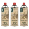 Woods Butane Gas Canister/Cartridge, Fuel For Camping Stoves, Lanterns & Heaters, 8-oz, 3-pk