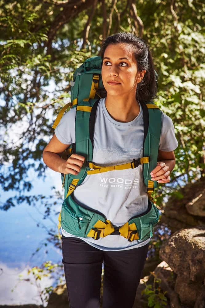 Woods Chilkoot Lightweight Water-Resistant Backpack For Hiking/Camping/Travel, 70-L 14 Woods Chilkoot Lightweight Water-Resistant Backpack For Hiking/Camping/Travel, 70-L - Image 12