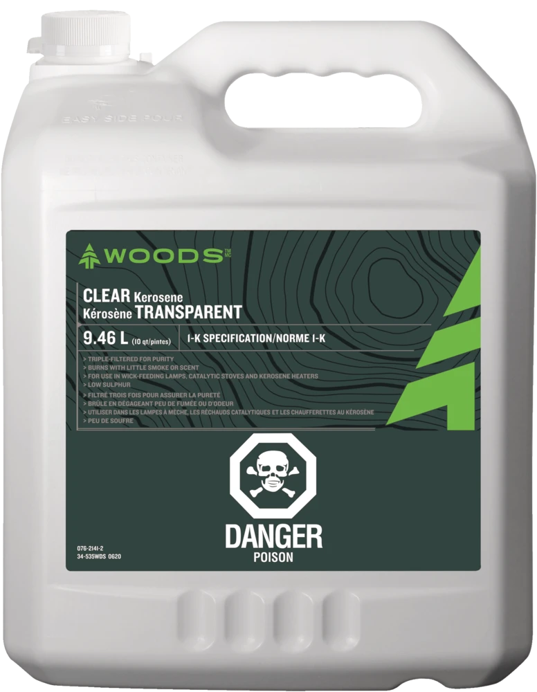 Woods Clear Kerosene, Triple Filtered Fuel For Camping Wick-Feeding Lanterns & Heaters, 9.46-L 3 Woods Clear Kerosene, Triple Filtered Fuel For Camping Wick-Feeding Lanterns & Heaters, 9.46-L