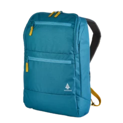 Woods Commuter Daypack, Recycled Compact Laptop Backpack For Travel/Work/School, Assorted, 18-L