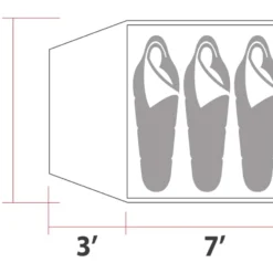 Woods Creekside 3-Season, 3-Person Camping Dome Tent W/ Canopy/Awning, Rain Fly & Carry Bag -Woods Shop woods creekside 3 person tent cf626631 45a4 4019 b518 770a37273c7b