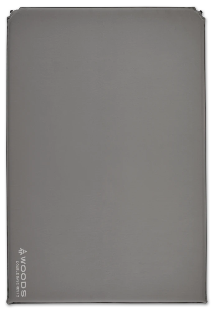 Woods Base Rest Double Self-Inflating Camping Sleeping Pad/Air Mat W/ Storage Bag, 2-In 3 Woods Base Rest Double Self-Inflating Camping Sleeping Pad/Air Mat W/ Storage Bag, 2-In