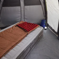 Woods Queen DreamTech Comfort Cell Double-High Inflatable Air Mattress/Airbed W/ Built-In 120V Pump -Woods Shop woods double high dreamtech queen with pump 92b37ded 58cc 45c8 a55d ba0a11ecf183