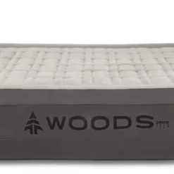 Woods Queen DreamTech Comfort Cell Double-High Inflatable Air Mattress/Airbed W/ Built-In 120V Pump -Woods Shop woods double high dreamtech queen with pump b75734d9 5182 4fd2 96a3 e8fbb3af8c1a