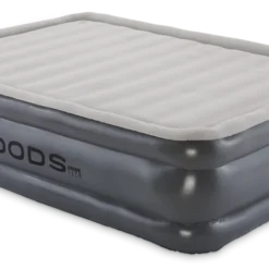 Woods Queen DreamTech Memory Foam Double-High Inflatable Air Mattress/Airbed W/ Built-In 120V Pump