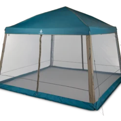 Woods Reign Instant 2-Door Screen House/Canopy Tent/Gazebo Camping Shelter, 12-ft X 12-ft