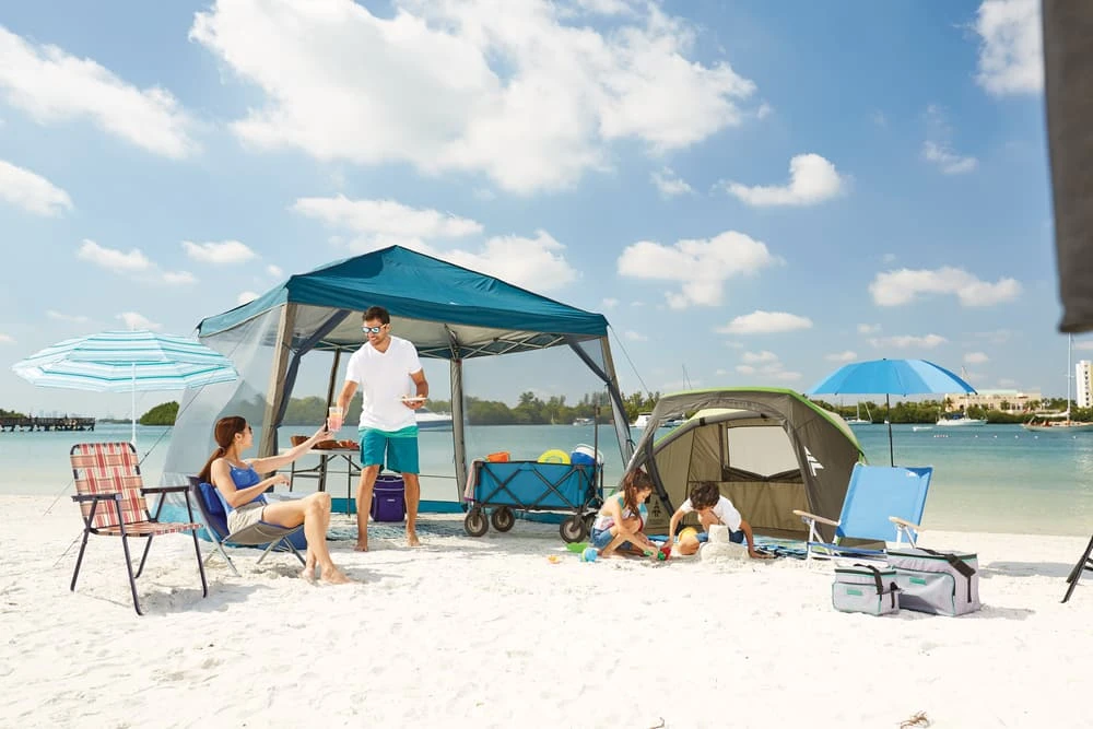 Woods Reign Instant 2-Door Screen House/Canopy Tent/Gazebo Camping Shelter, 12-ft X 12-ft 9 Woods Reign Instant 2-Door Screen House/Canopy Tent/Gazebo Camping Shelter, 12-ft X 12-ft - Image 7