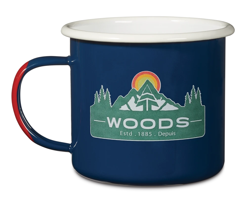 Woods Forest Enamel Mug, Assorted Designs 3 Woods Forest Enamel Mug, Assorted Designs
