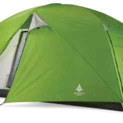 Woods Lookout 3-Season, 6-Person Camping Dome Tent W/ Vestibule, Rain Fly & Carry Bag