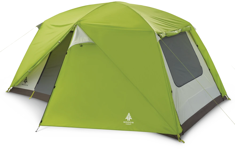 Woods Lookout 3-Season, 6-Person Camping Dome Tent W/ Vestibule, Rain Fly & Carry Bag 9 Woods Lookout 3-Season, 6-Person Camping Dome Tent W/ Vestibule, Rain Fly & Carry Bag - Image 7