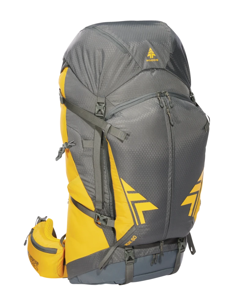 Woods Expedition Peak Lightweight Water-Resistant Backpack For Hiking/Camping/Travel, 60-L 3 Woods Expedition Peak Lightweight Water-Resistant Backpack For Hiking/Camping/Travel, 60-L