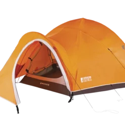 Woods Pinnacle 4-Season, 2-Person Lightweight Camping Dome Tent W/ Vestibule, Rain Fly & Carry Bag