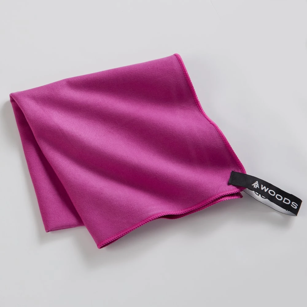 Woods Compact Lightweight Microfibre Camping Hand Towel 15.75"x31.5", Absorbent & Fast-Drying, Assorted 6 Woods Compact Lightweight Microfibre Camping Hand Towel 15.75"x31.5", Absorbent & Fast-Drying, Assorted - Image 4