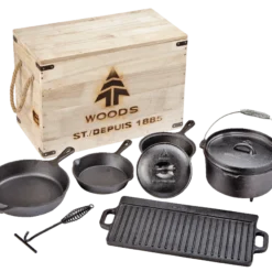 Woods™ Heritage Cast Iron Non-Stick Camping Cook Set