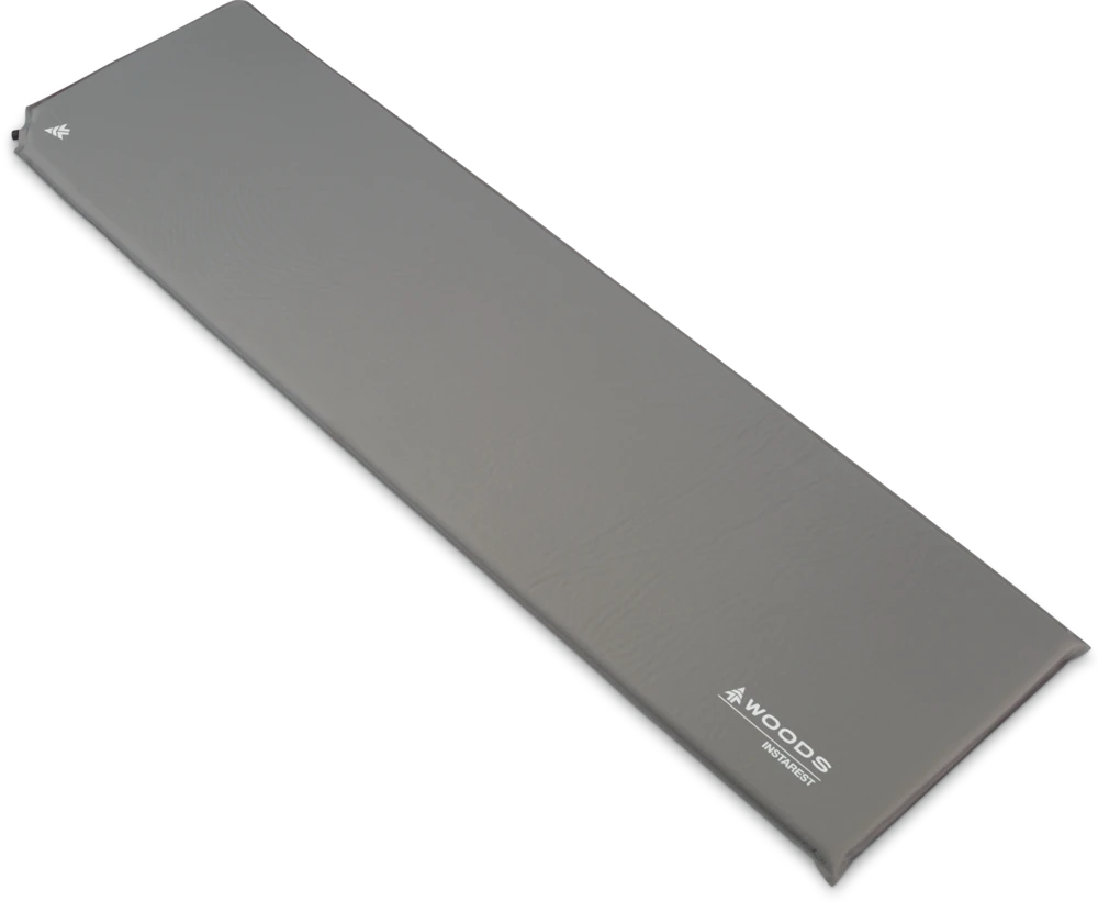 Woods Insta Rest Single Self-Inflating Camping Sleeping Pad/Air Mat W/ Storage Bag, 1-In 3 Woods Insta Rest Single Self-Inflating Camping Sleeping Pad/Air Mat W/ Storage Bag, 1-In