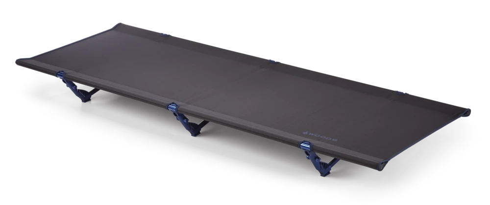 Woods Powerlite Portable Folding Low-Set Camping Cot Bed W/ Carry Case, Supports 300 Lbs, Grey 6 Woods Powerlite Portable Folding Low-Set Camping Cot Bed W/ Carry Case, Supports 300 Lbs, Grey - Image 4