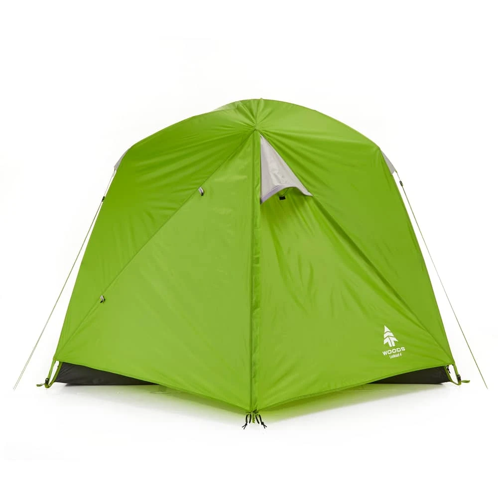 Woods Lookout 3-Season, 4-Person Camping Dome Tent W/ Vestibule, Rain Fly & Carry Bag 6 Woods Lookout 3-Season, 4-Person Camping Dome Tent W/ Vestibule, Rain Fly & Carry Bag - Image 4