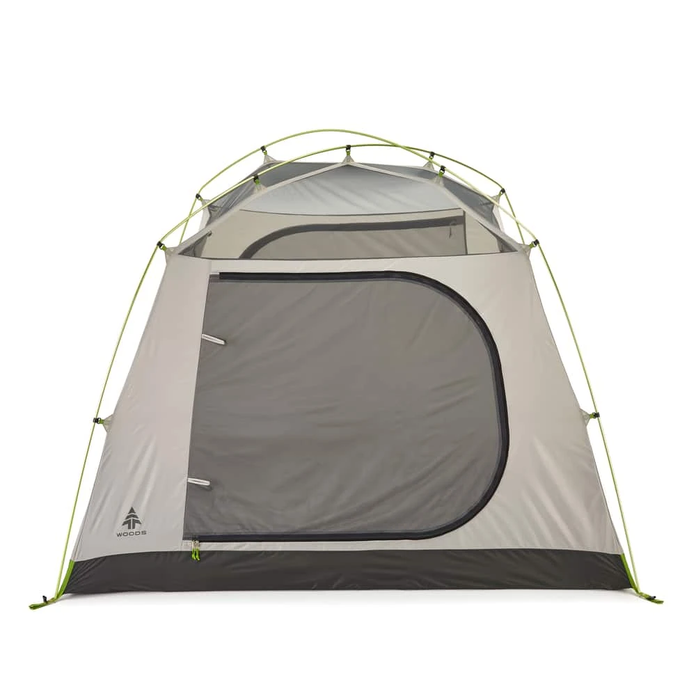 Woods Lookout 3-Season, 4-Person Camping Dome Tent W/ Vestibule, Rain Fly & Carry Bag 5 Woods Lookout 3-Season, 4-Person Camping Dome Tent W/ Vestibule, Rain Fly & Carry Bag - Image 3