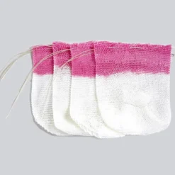 Woods™ Single Tie Standard Shape Universal Fit Lantern Mantles, Pink & White, 4-pk