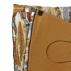 Woods Migrator Duck Print Insulated Cotton Canvas Cold Weather Sleeping Bag W/ Flannel Lining & Duffel Bag, -15°C 11 Woods Migrator Duck Print Insulated Cotton Canvas Cold Weather Sleeping Bag W/ Flannel Lining & Duffel Bag, -15°C -Woods Shop woods migrator 15 c duck print sleeping bag 33add1f6 ce23 4c29 8df3 08f22714412a