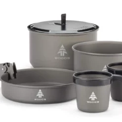 Woods™ Purcell Lightweight Non-porous Camping Pots And Pan Set