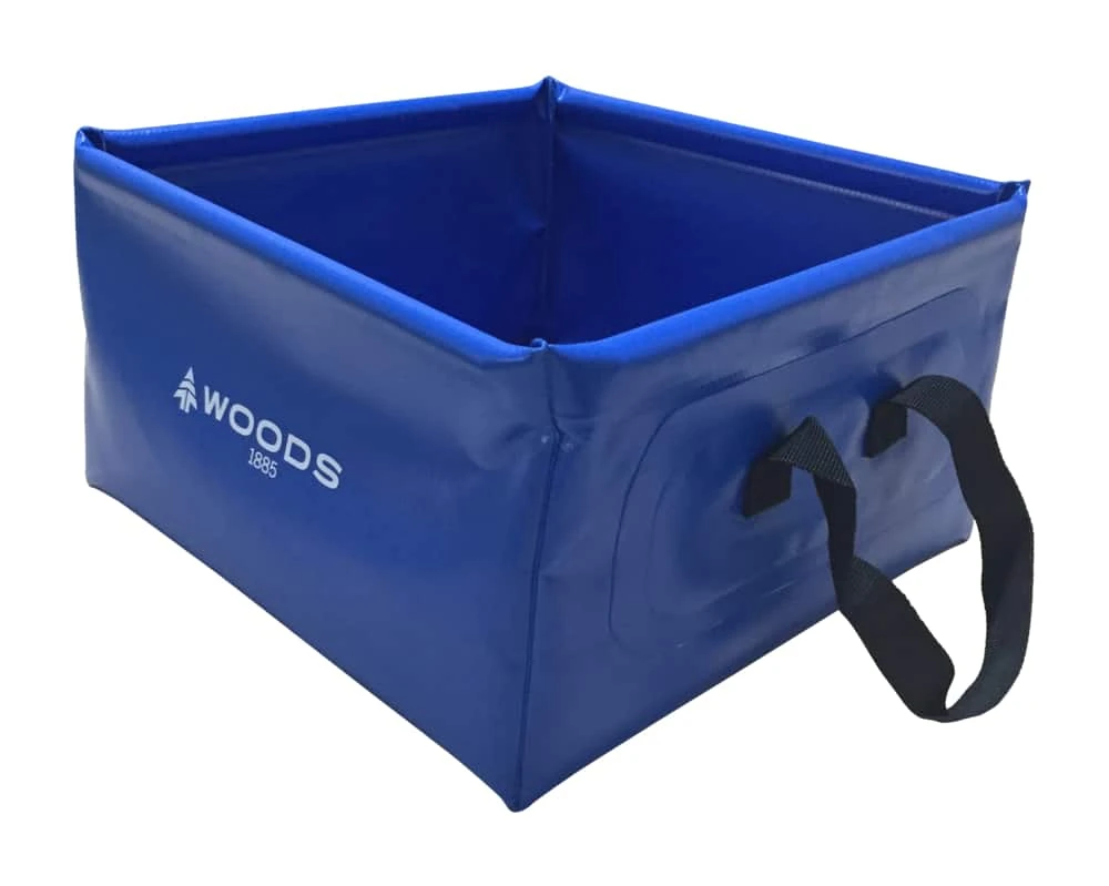 Woods Portable Folding Camping Sink W/ Handles, 10-L 4 Woods Portable Folding Camping Sink W/ Handles, 10-L - Image 2