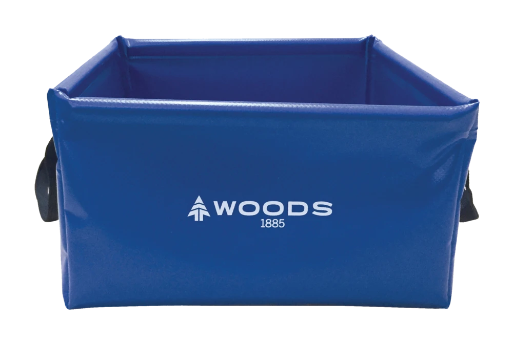 Woods Portable Folding Camping Sink W/ Handles, 10-L 3 Woods Portable Folding Camping Sink W/ Handles, 10-L