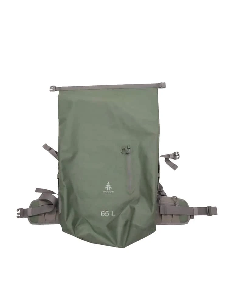 Woods Portage Roll Top Waterproof Dry Backpack For Camping/Hiking/Canoeing/Kayaking, 65-L 6 Woods Portage Roll Top Waterproof Dry Backpack For Camping/Hiking/Canoeing/Kayaking, 65-L - Image 4