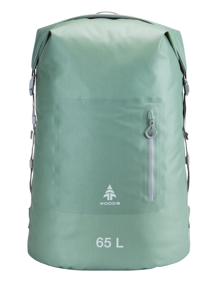 Woods Portage Roll Top Waterproof Dry Backpack For Camping/Hiking/Canoeing/Kayaking, 65-L 5 Woods Portage Roll Top Waterproof Dry Backpack For Camping/Hiking/Canoeing/Kayaking, 65-L - Image 3