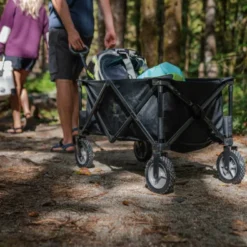 Woods Outdoor Collapsible Folding Utility Standard Wagon W/ Carry Bag, 150 Lb Capacity, Black 9 Woods Outdoor Collapsible Folding Utility Standard Wagon W/ Carry Bag, 150 Lb Capacity, Black -Woods Shop woods porter folding wagon 119aee1a 82e7 43b7 968a cc32905b488e