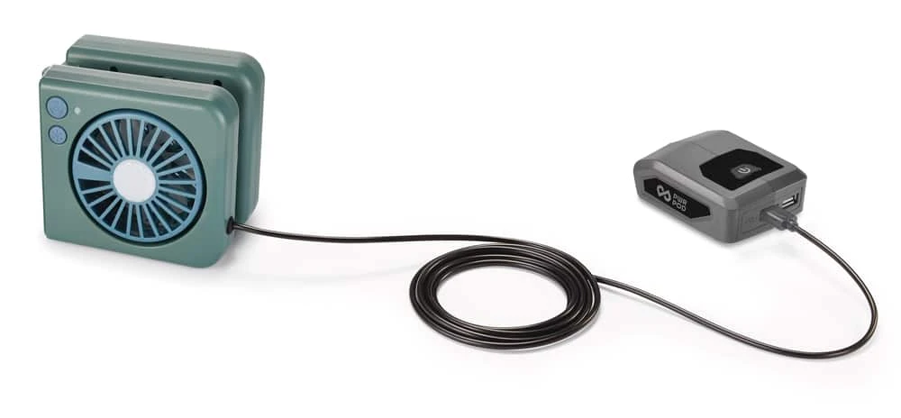 Woods™ Oroshi Battery-Powered Compact Camping Tent Fan & Tent Light W/ Power Bank 4 Woods™ Oroshi Battery-Powered Compact Camping Tent Fan & Tent Light W/ Power Bank - Image 2