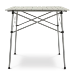 Woods Quad Portable Folding Lightweight Aluminium & Steel Camping Table W/ Carry Bag